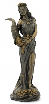Picture of Goddess Fortuna Bronze Figurine