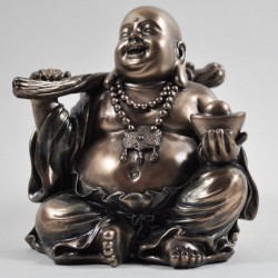Picture of Wealth Buddha Bronze Figurine