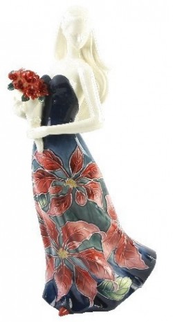 Picture of Lady Figurine Poinsettia (Old Tupton Ware Jeanne McDougall)
