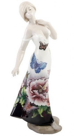 Picture of Butterflies Pattern Lady figurine (Old Tupton Ware)
