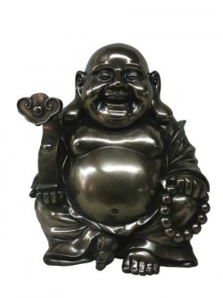 Picture of Large Bronze Buddha with Beads 33cm