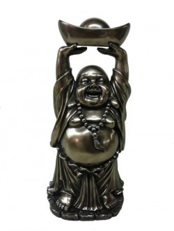 Picture of Large Fortune Buddha Bronze Statue 39 cm