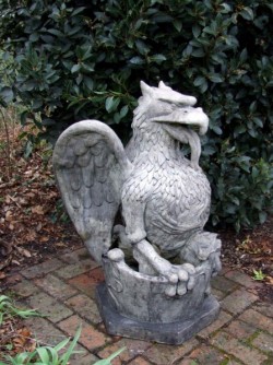 Picture of Heraldic Griffin Stone Statue (NEW RELEASE)