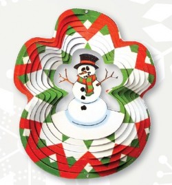 Picture of Snowman Designer Wind Spinner (NEW)