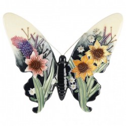 Picture of Butterfly Wall Plaque Summer Bouquet (Old Tupton Ware)
