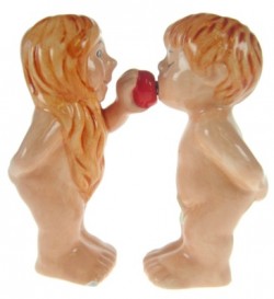 Picture of Adam and Eve Salt and Pepper Pots