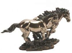 Picture of Wild Horses Running Large Bronze Figurine (Juliana)