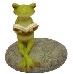 Picture of Reading Frog Ornament
