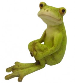 Picture of Sitting Frog Pondering Ornament