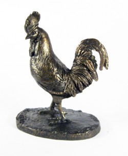 Picture of Rooster Bronze Figurine (Mene)