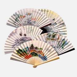 Picture of 30cm Paper Hand Fans - Random Designs (250)