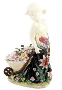 Picture of Summer Bouquet Girl Elaine Figurine (Old Tupton Ware)