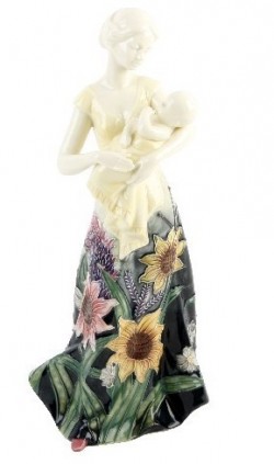 Picture of Summer Bouquet Mother and Baby Figurine (Old Tupton Ware)