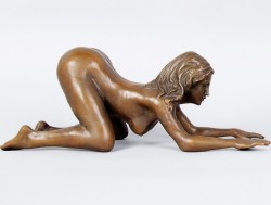 Picture of Roxanne Erotic Nude Female Bronze Figurine 	
