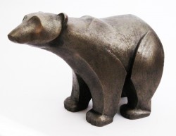 Picture of Polar Bear Standing Bronze Sculpture (Frith)