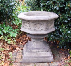 Picture of Gothic Font Stone Planter