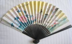 Picture of Birds and Flowers Hand Fan 30cm