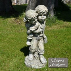Picture of John and Jane Statue