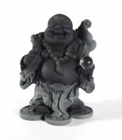 Picture of Black Standing Buddha Ornament 11cm