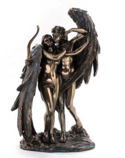 Picture of Cupid and Psyche Bronze Figurine