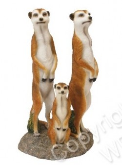 Picture of Meerkat Family Figurine (Naturecraft) 36 cm