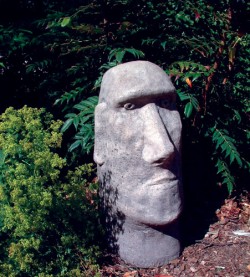Picture of Moai Head Stone Sculpture