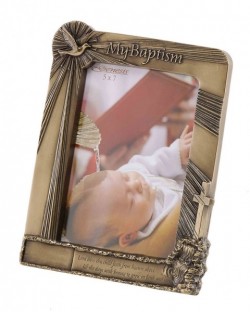 Picture of My Baptism Bronze Frame NEW RELEASE