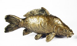 Picture of Mirror Carp Bronze Figurine (NEW RELEASE)
