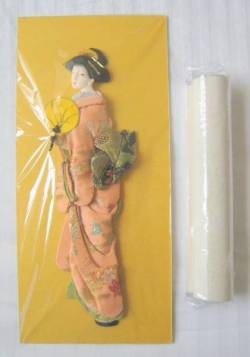 Picture of Lady in Pink 3d Wall Scroll