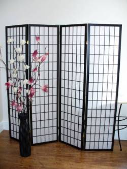 Picture of Black Shoji Screen