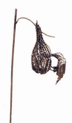 Picture of Weaver on Stake Sculpture Ornament
